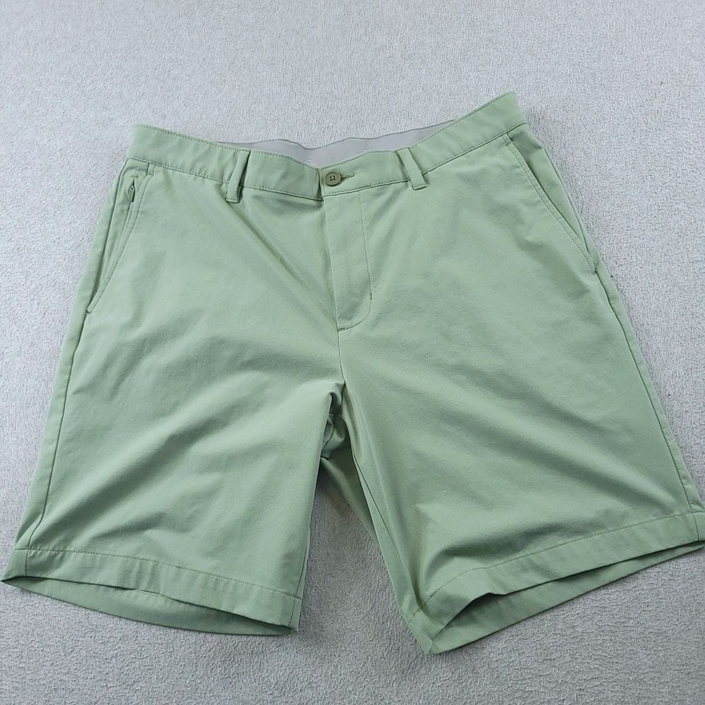 Tommy Bahama Barbados Pro IslandZone Green Shorts Mens 36 ST890103 Flat Front 9"